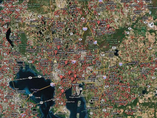 Google Foreclosure Map
